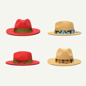 African Flair Fedora Hats