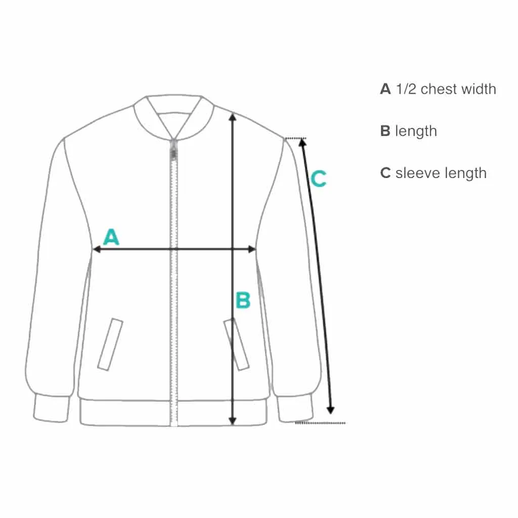 AOP Bomber Jacket -  A Believer's Doodle