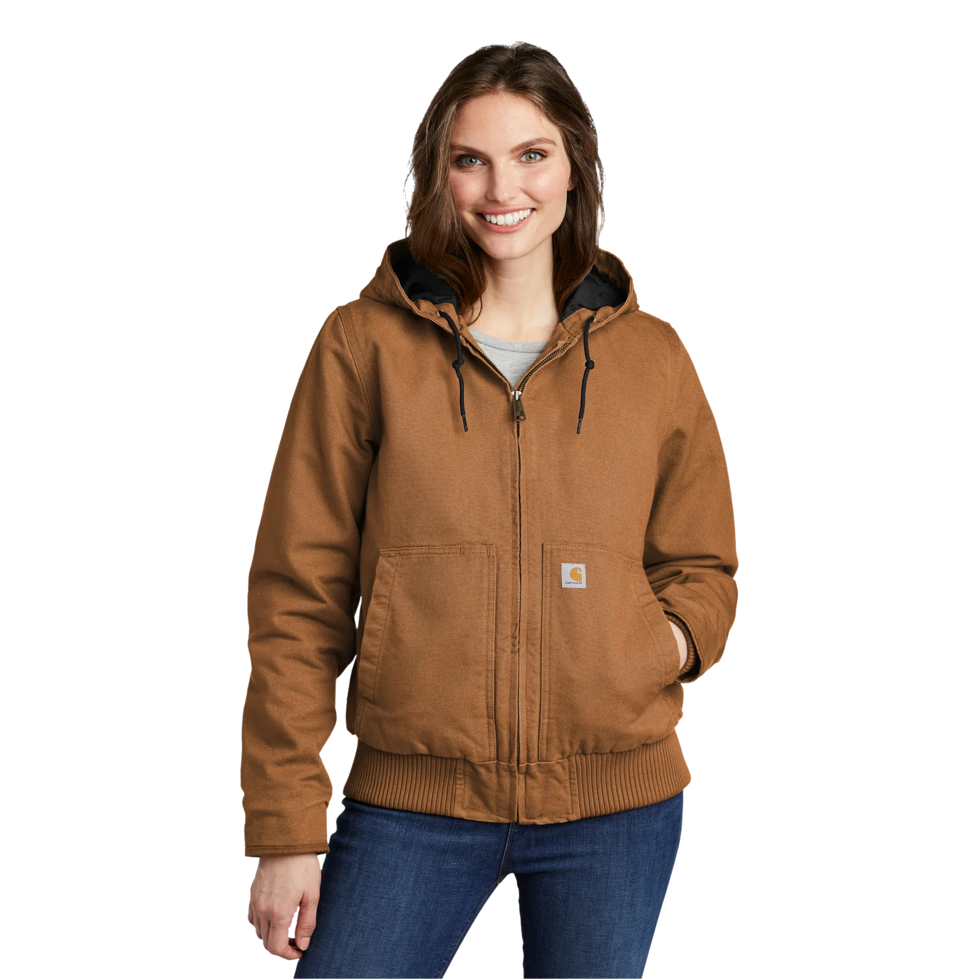 B2312W Ladies Washed Duck Active Jac