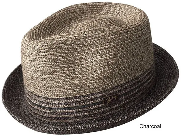 Bailey Hooper Braid Straw Trilby Fedora Hat