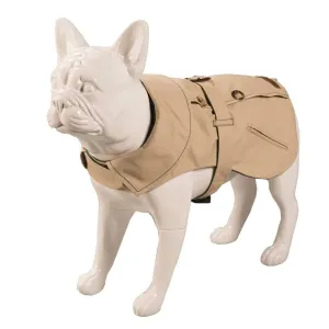 Baker & Bray | Kensington Dog Trench Coat | Stone/Forest