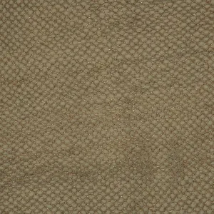 Beige Crystal Embroidered Net Fabric