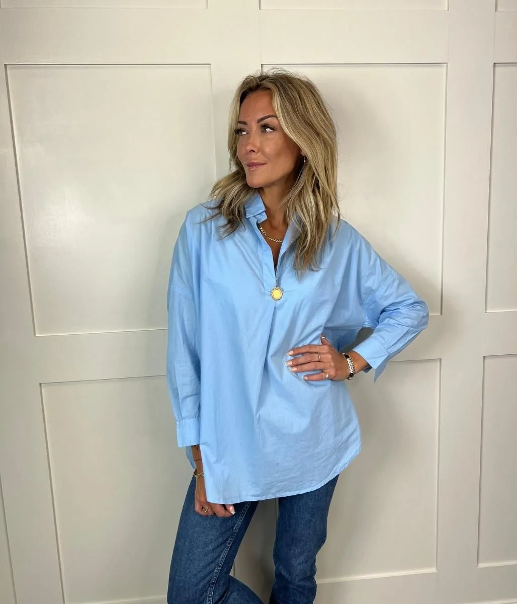 Blue Rhodes Popover Shirt