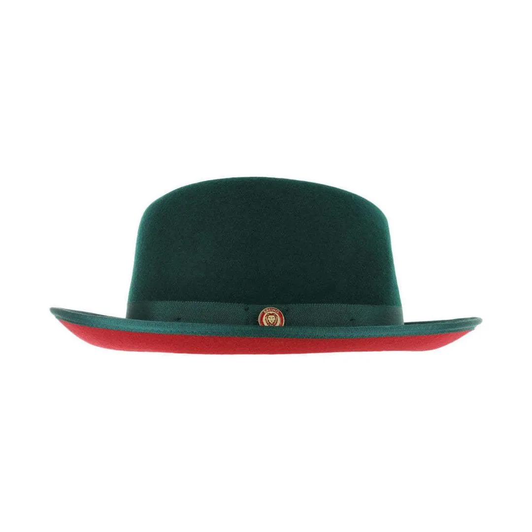 Bruno Capelo Princeton Green Red Bottom Hat PR-303