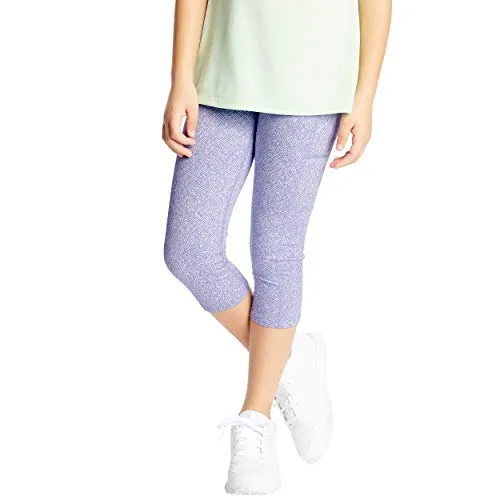 C9 Champion girls Premium Capri Leggings, Passion Purple Heather, X-Small US