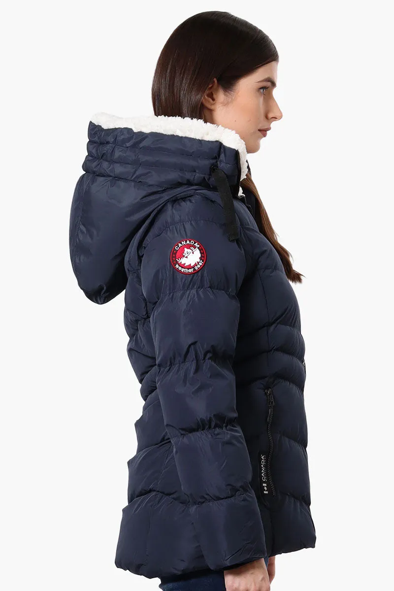 Canada Weather Gear Zip Off Sleeve Bomber Jacket - Navy