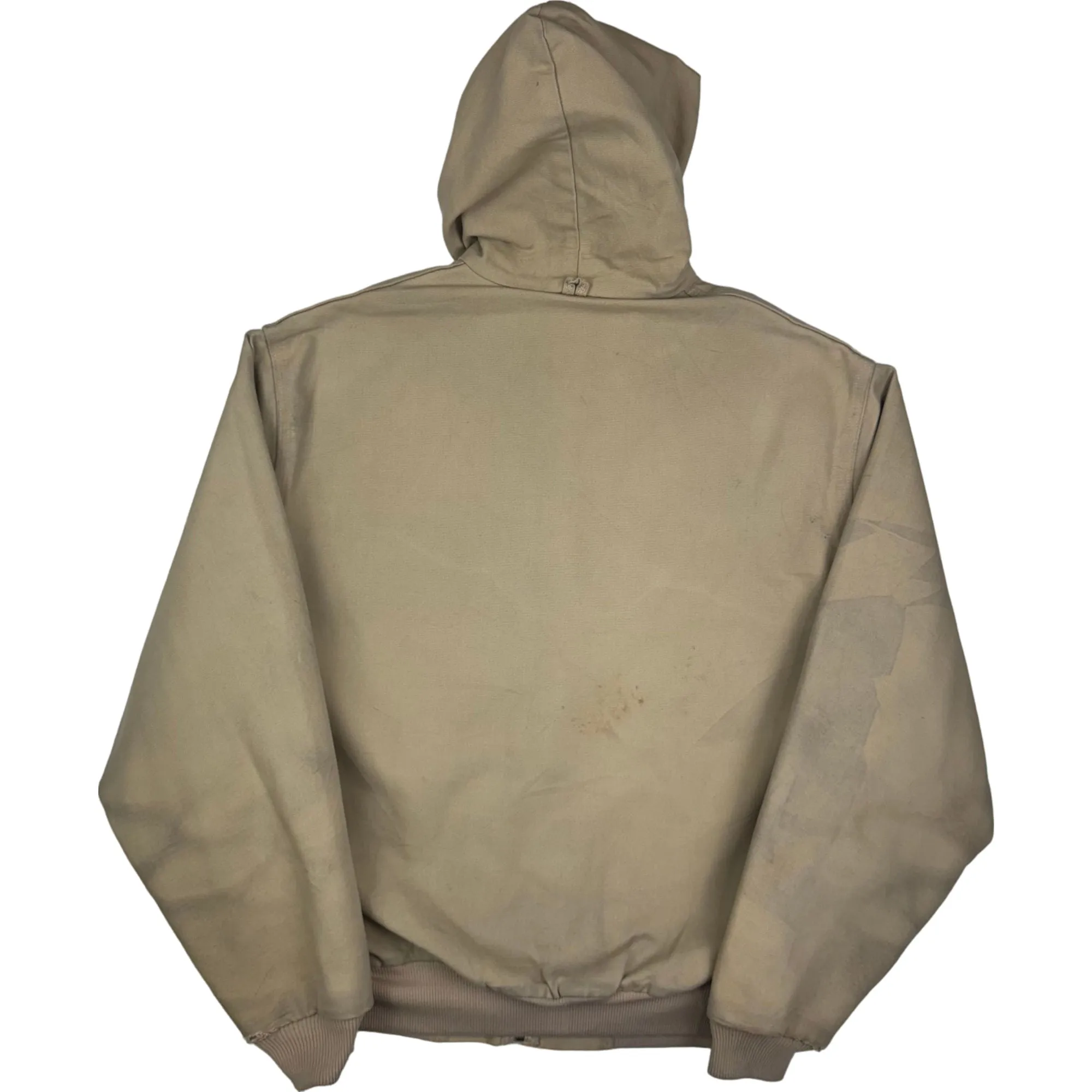 Carhartt 90's Active Hooded Zip-Up Workwear Jacket Beige