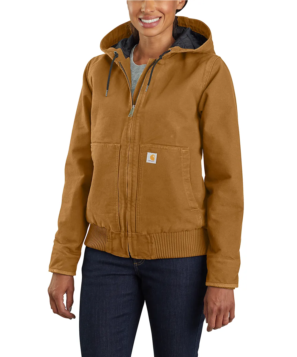 Carhartt Women's Washed Duck Insulated Active Jacket - Carhartt Brown