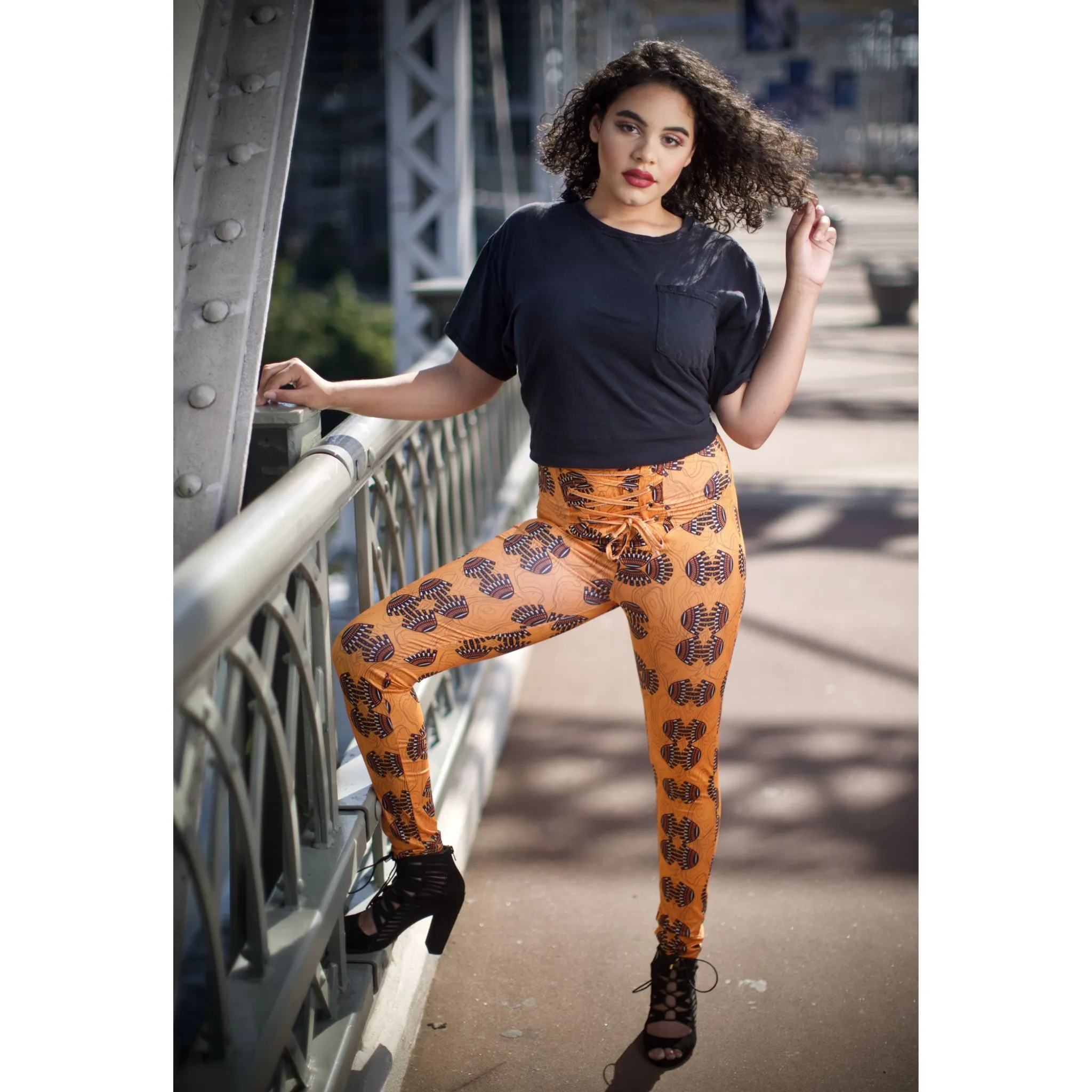 Celebrate Heritage with African Print Leggings