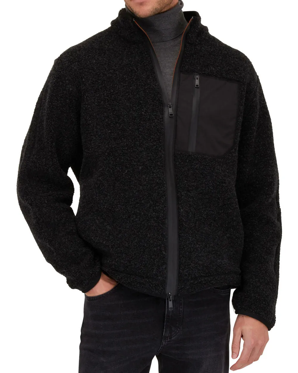 Charcoal Active Full Zip Jacket