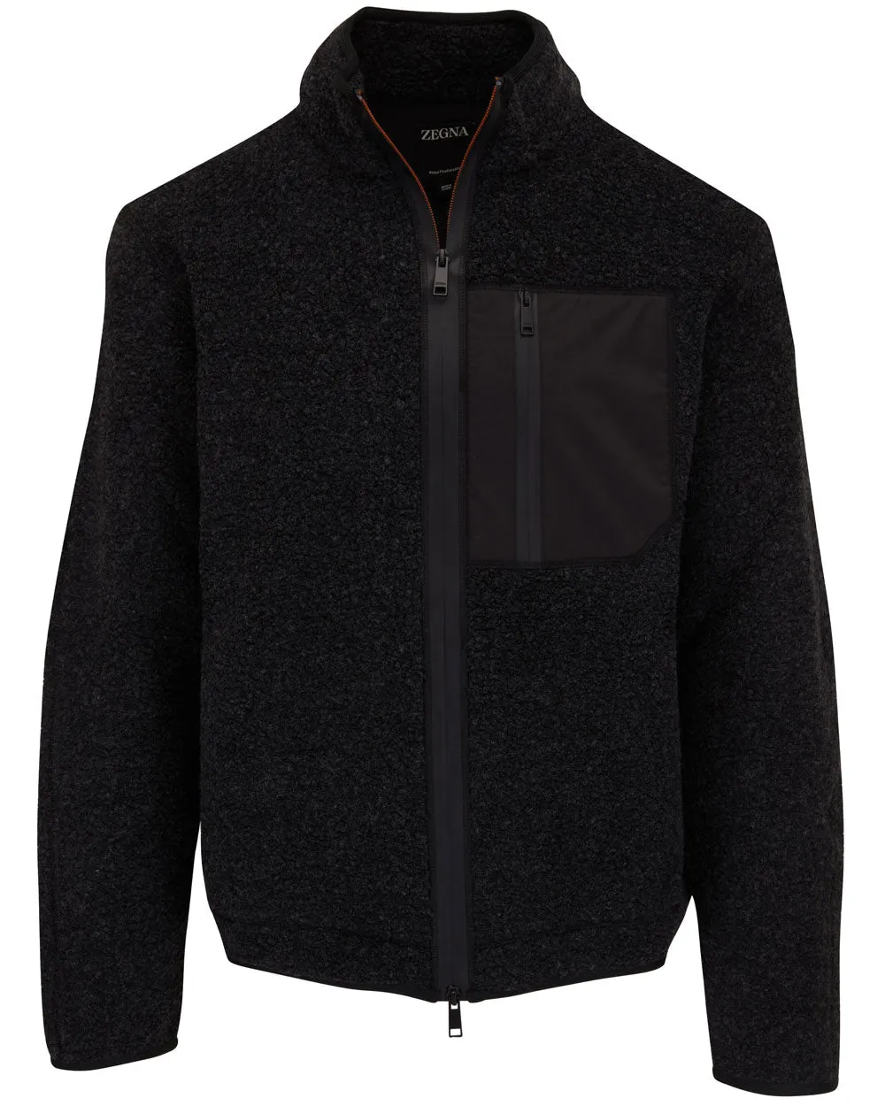 Charcoal Active Full Zip Jacket