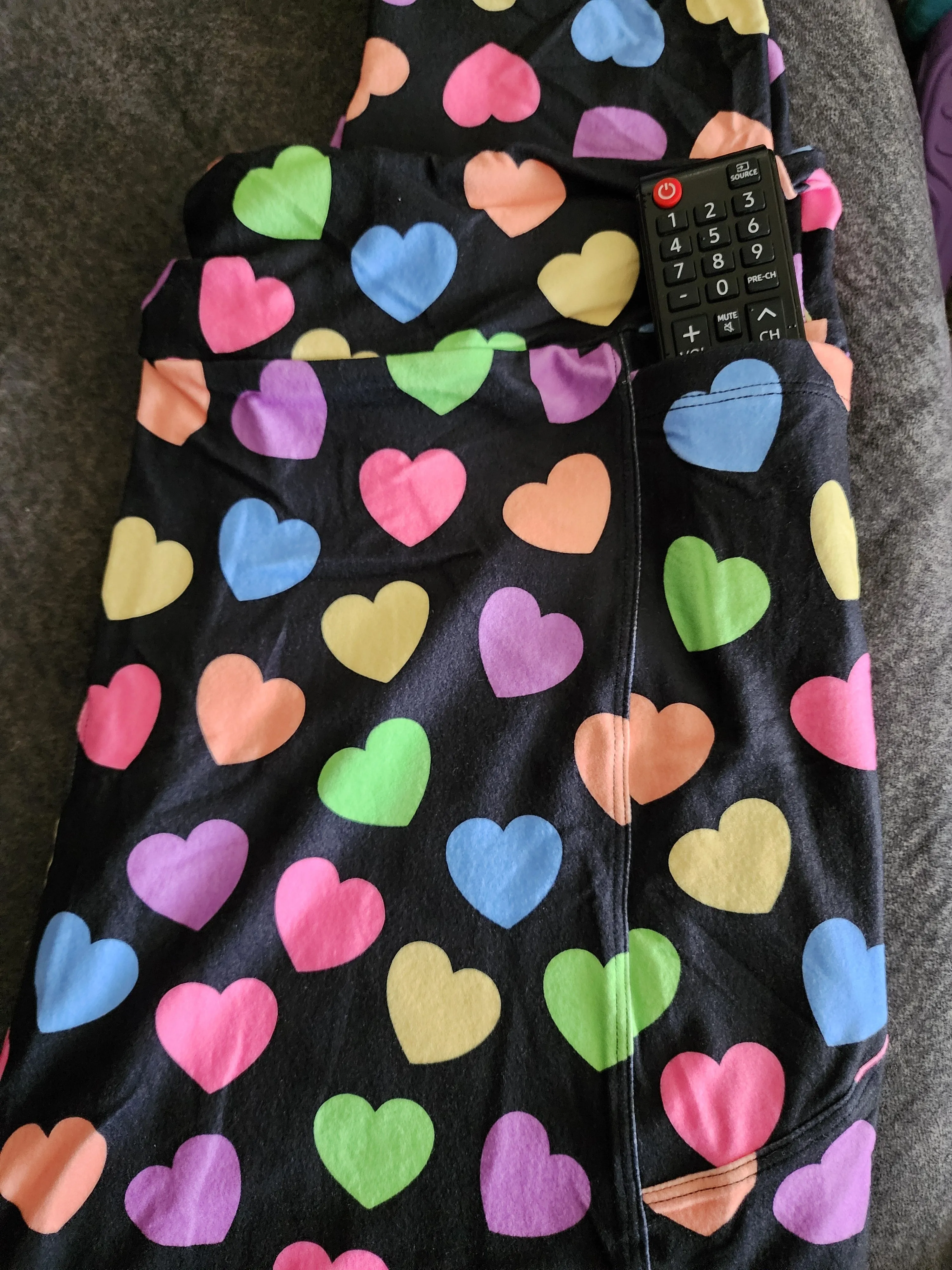 *Charlies Project Valentine's Pastel Heart Leggings