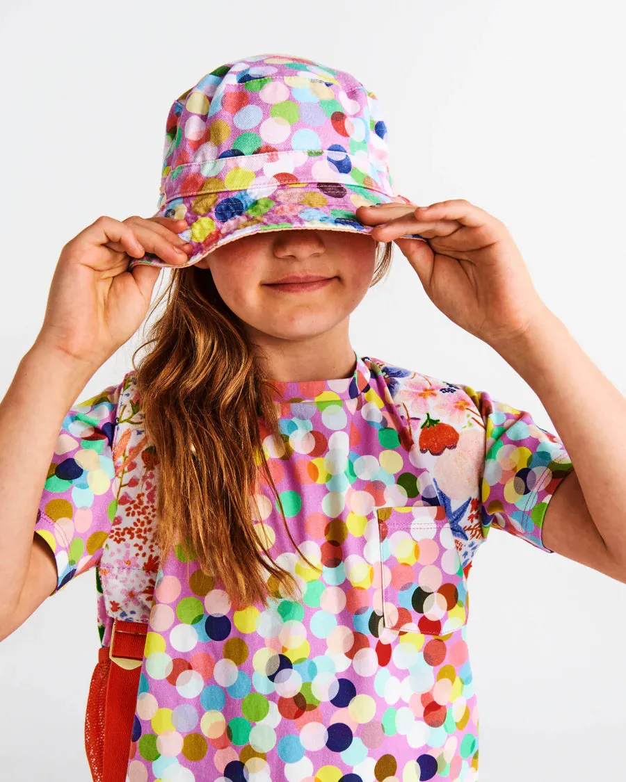 Confetti Pink Beach Hat