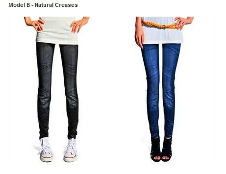 Denim Fashion Leggings