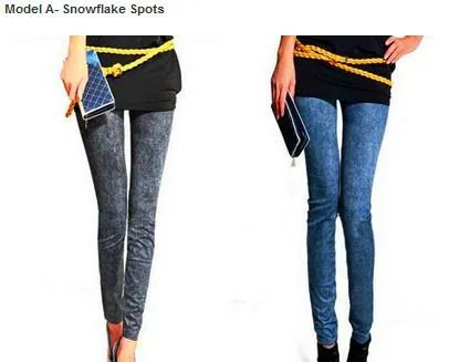 Denim Fashion Leggings