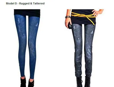 Denim Fashion Leggings