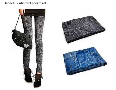 Denim Fashion Leggings