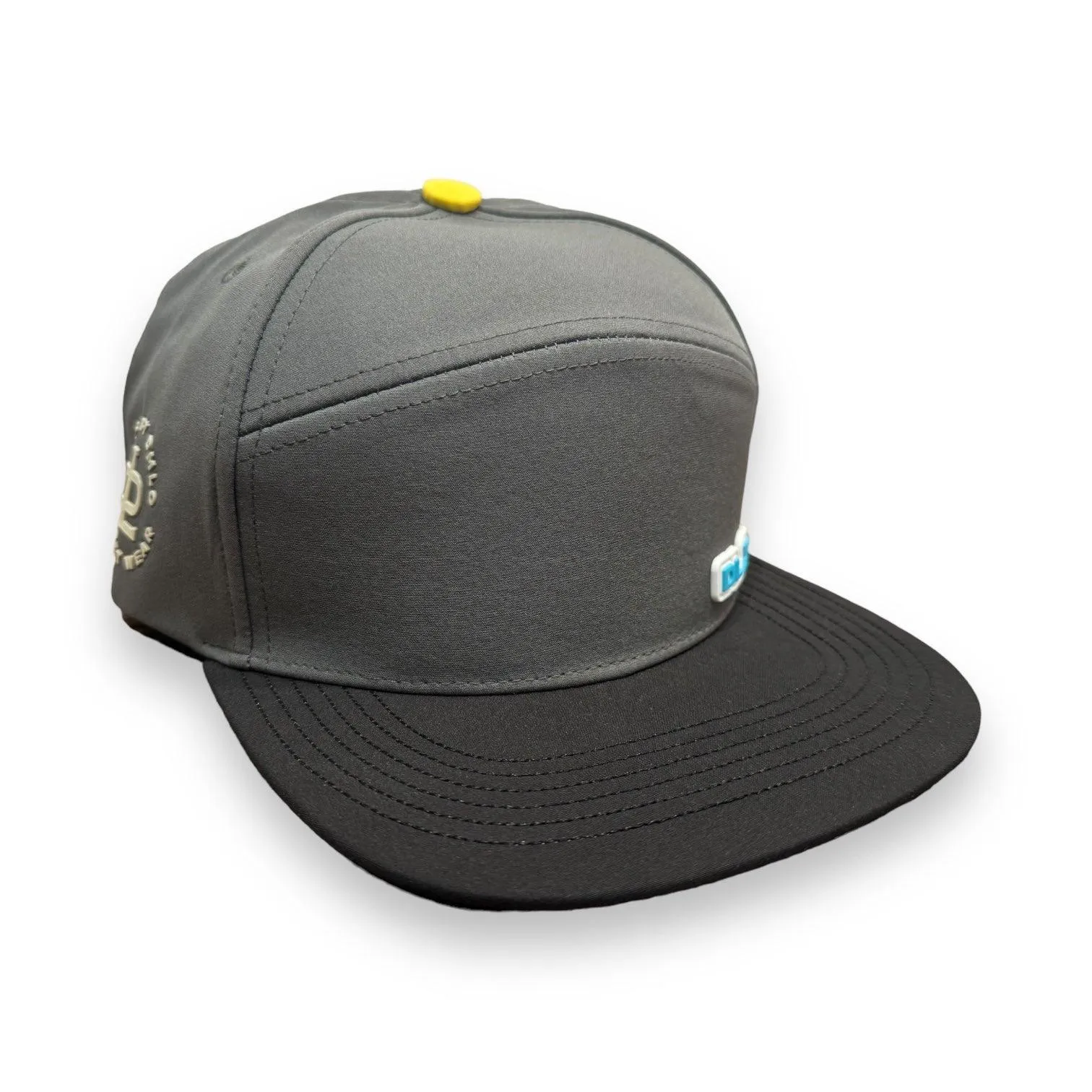 DLAB WaterProof Hybrid 5 Panel SnapBack Gray/Black