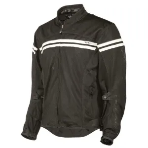 Fly Racing 'Flux Air' Mens Black/Cream Mesh Jacket