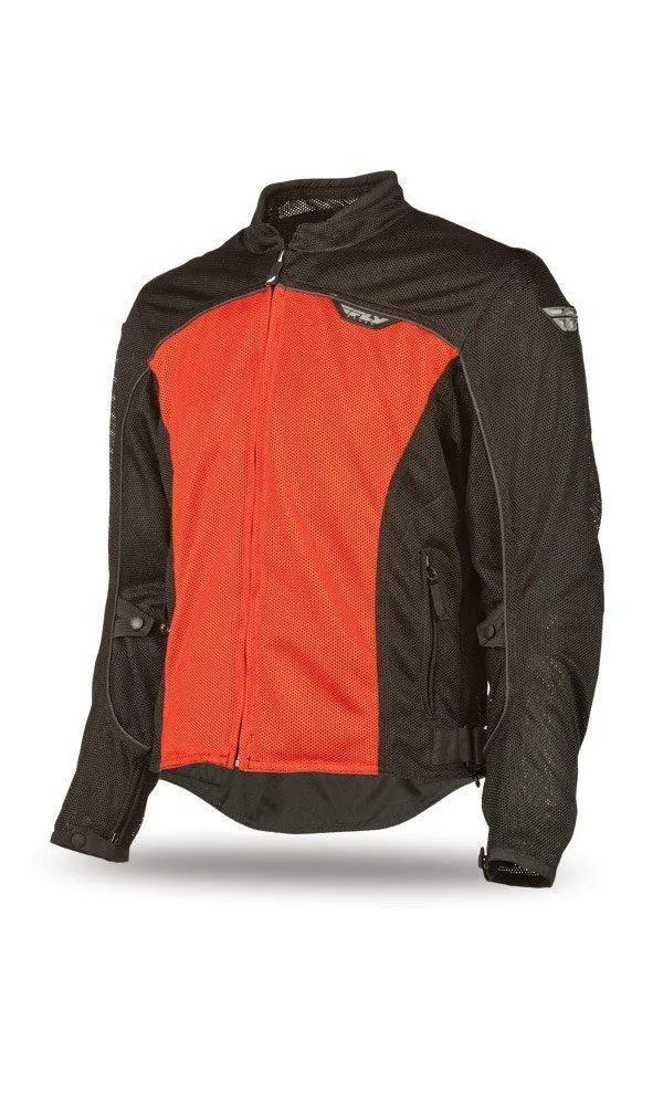 Fly Racing 'Flux Air' Mens Silver Mesh Jacket