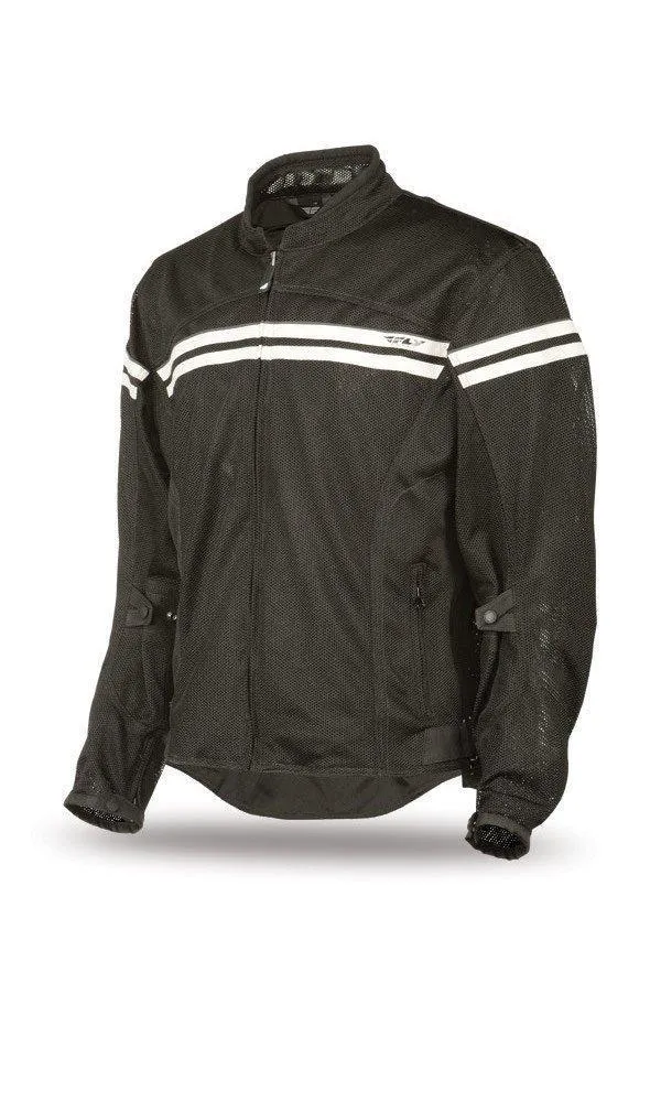 Fly Racing 'Flux Air' Mens Silver Mesh Jacket