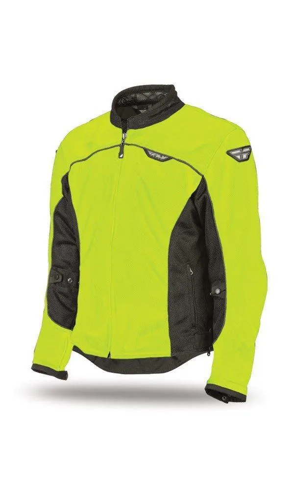 Fly Racing 'Flux Air' Mens Silver Mesh Jacket