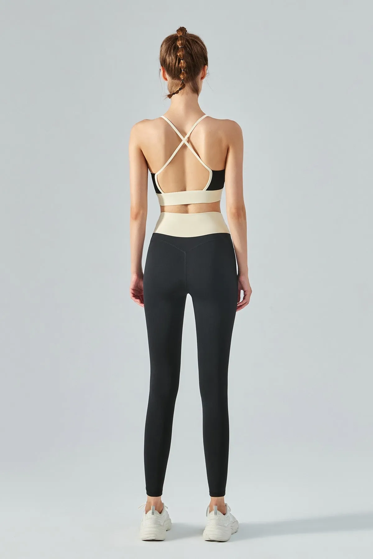 High-Rise Colorblock Workout Leggings