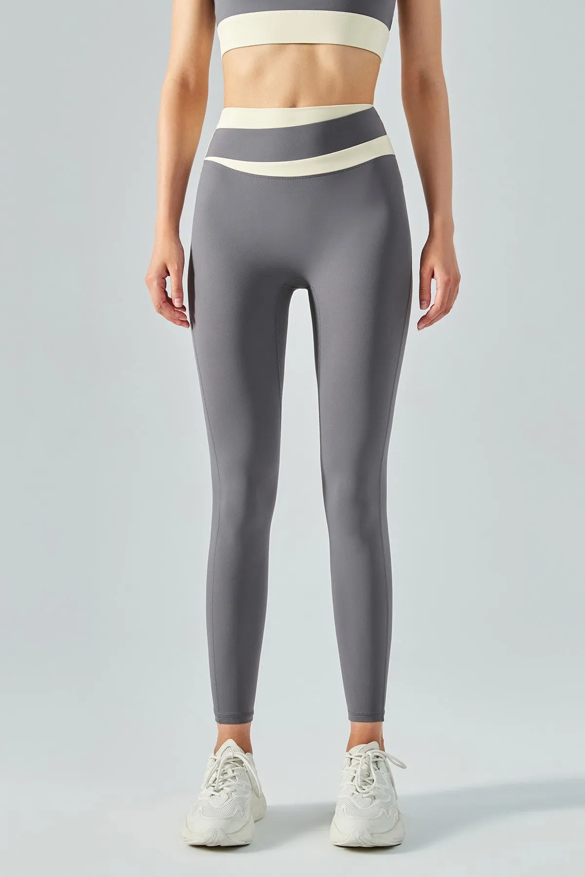 High-Rise Colorblock Workout Leggings