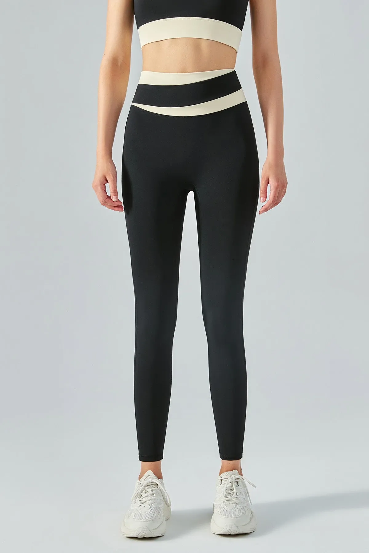 High-Rise Colorblock Workout Leggings