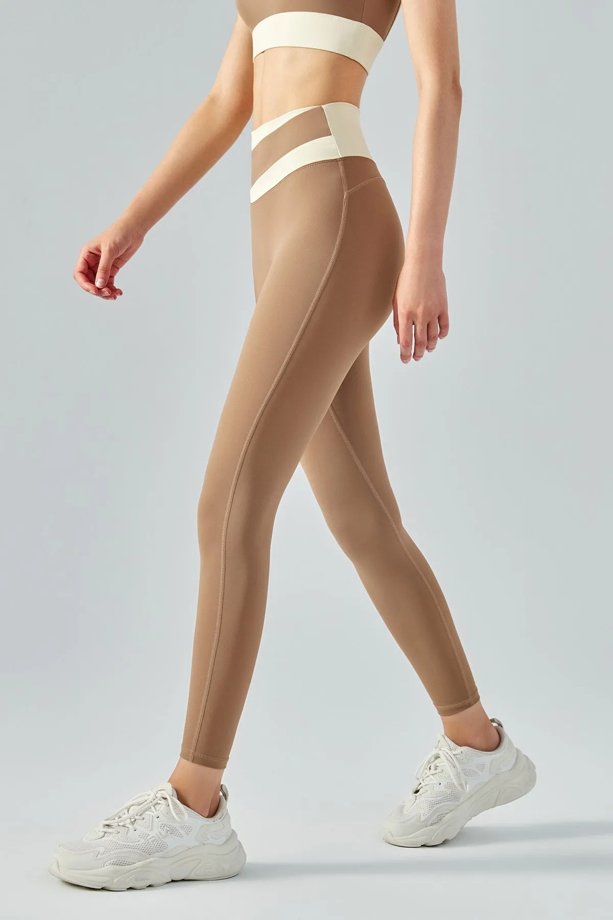 High-Rise Colorblock Workout Leggings