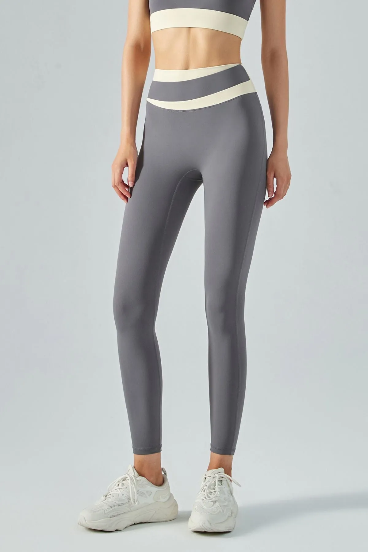 High-Rise Colorblock Workout Leggings