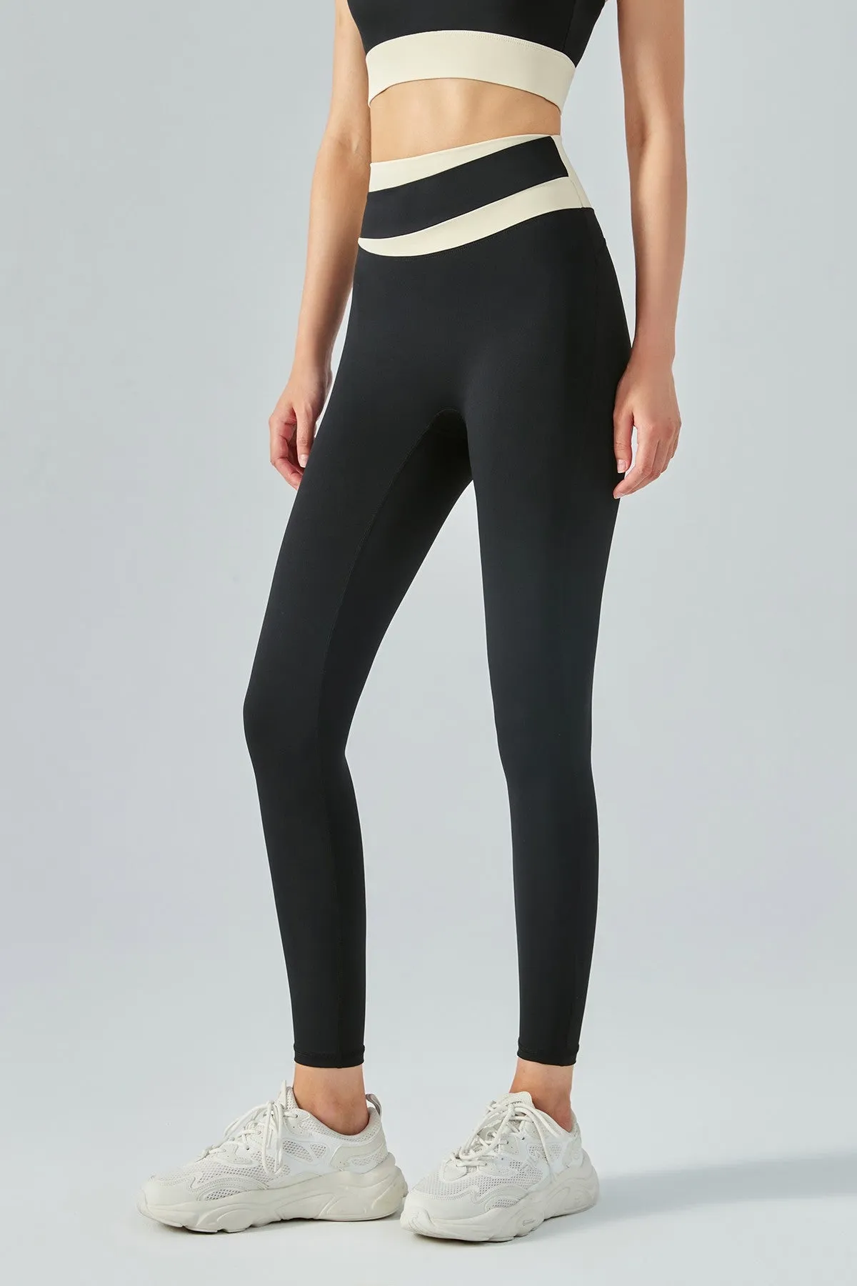 High-Rise Colorblock Workout Leggings