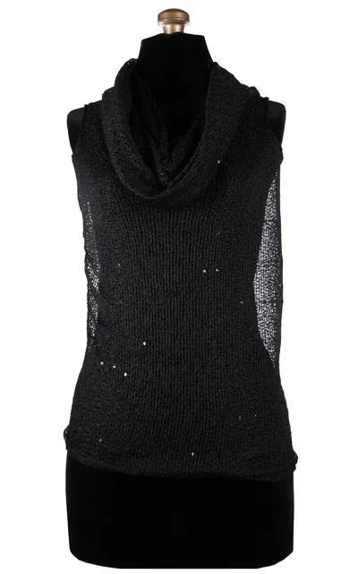 Hooded Cowl Tunic - Glitzy Glam, Multi-Style (Only Small & Medium Left)