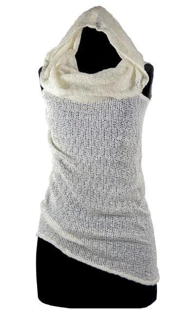 Hooded Cowl Tunic - Glitzy Glam, Multi-Style (Only Small & Medium Left)