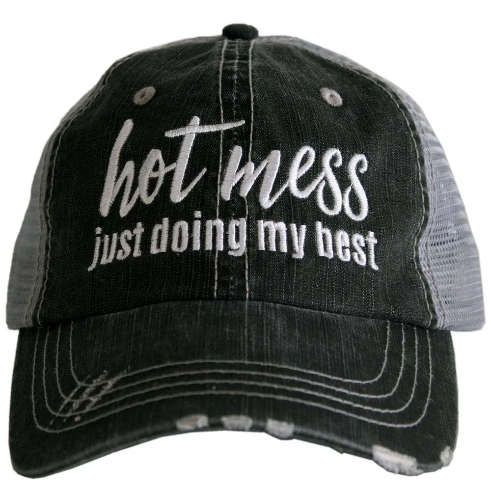 Hot Mess Themed Trucker Hats - 7 Styles