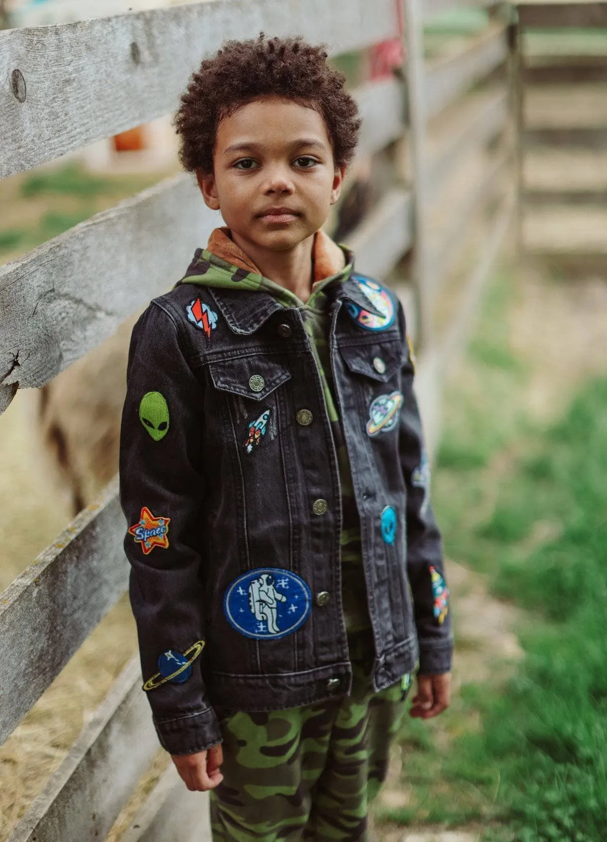 Interstellar Patched Denim Jacket