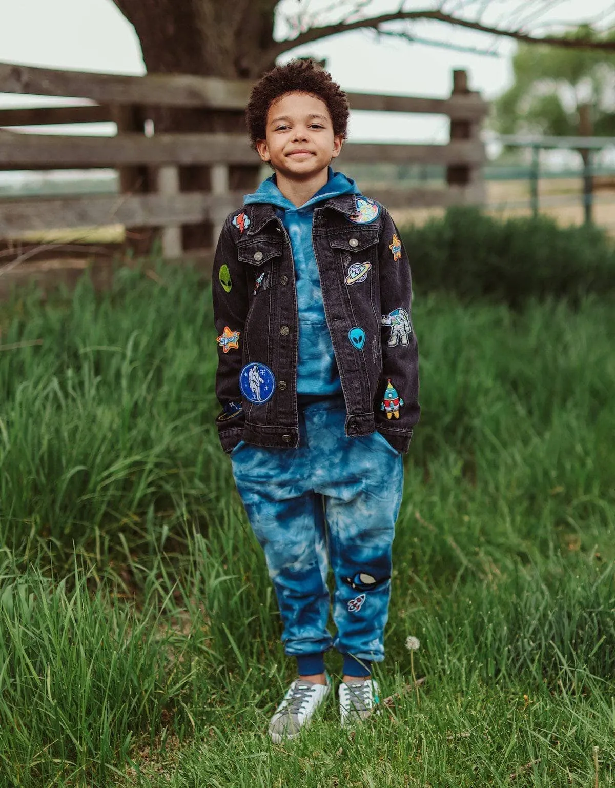 Interstellar Patched Denim Jacket