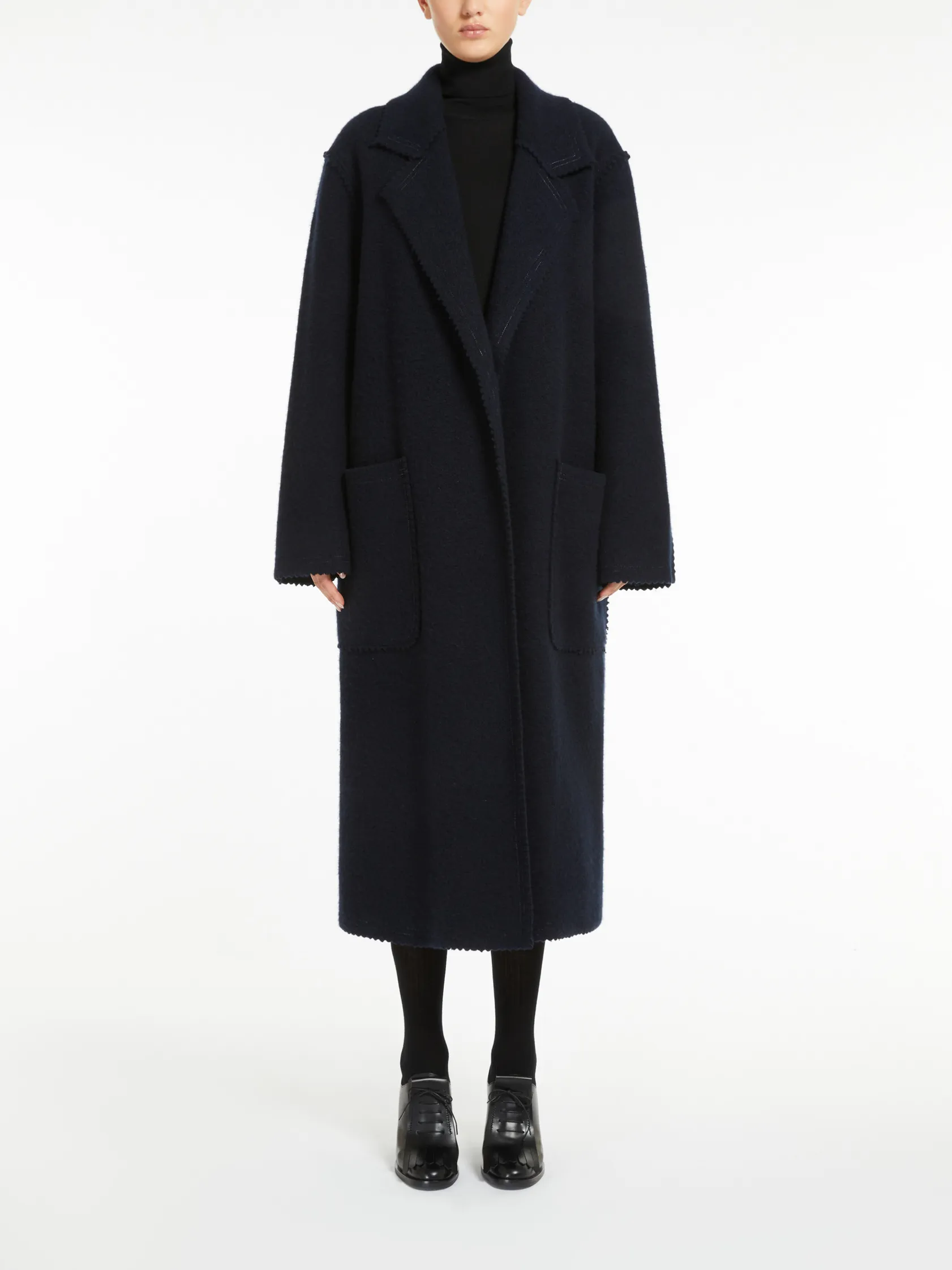 Jene wool and cashmere knit coat