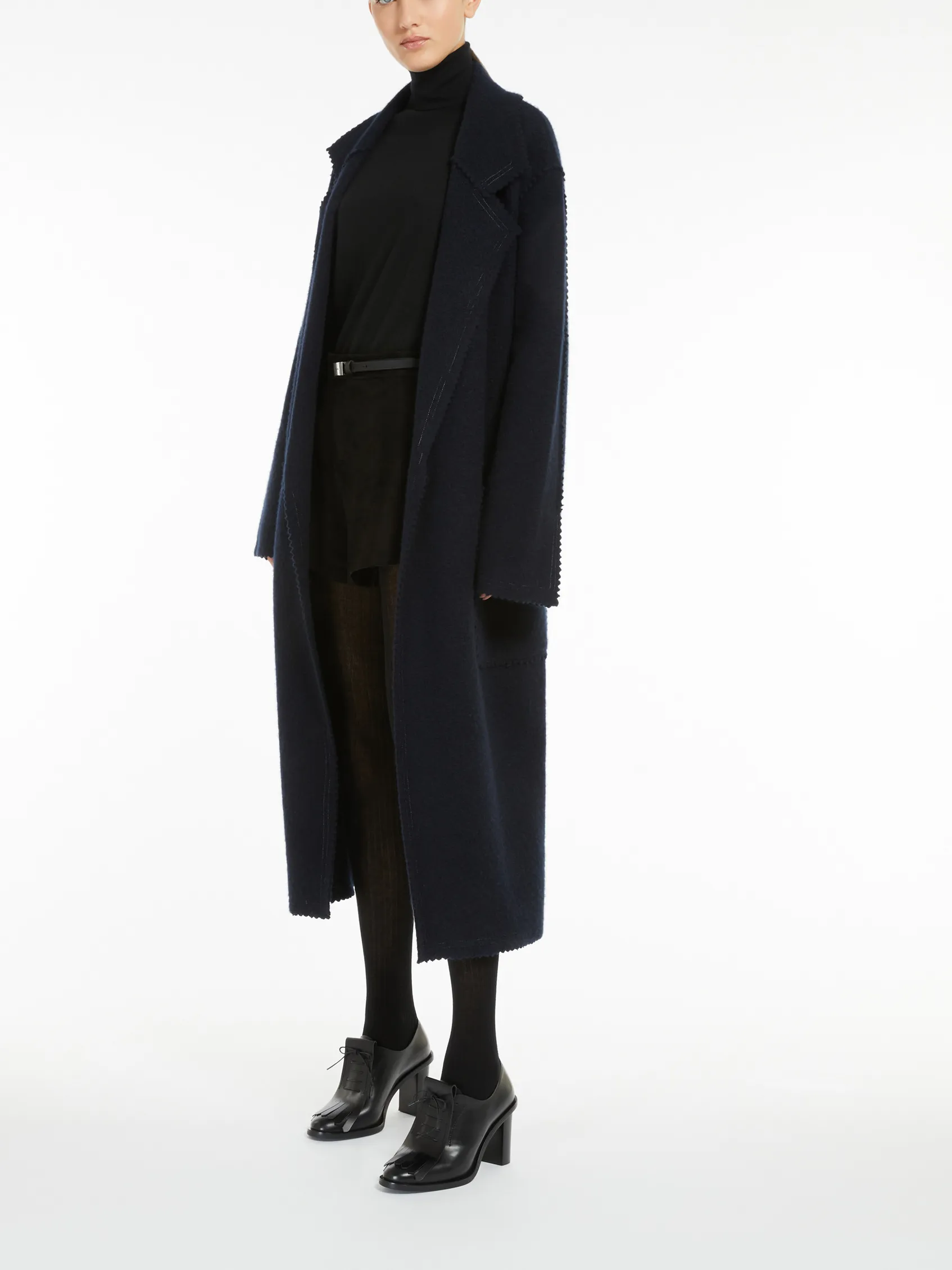 Jene wool and cashmere knit coat