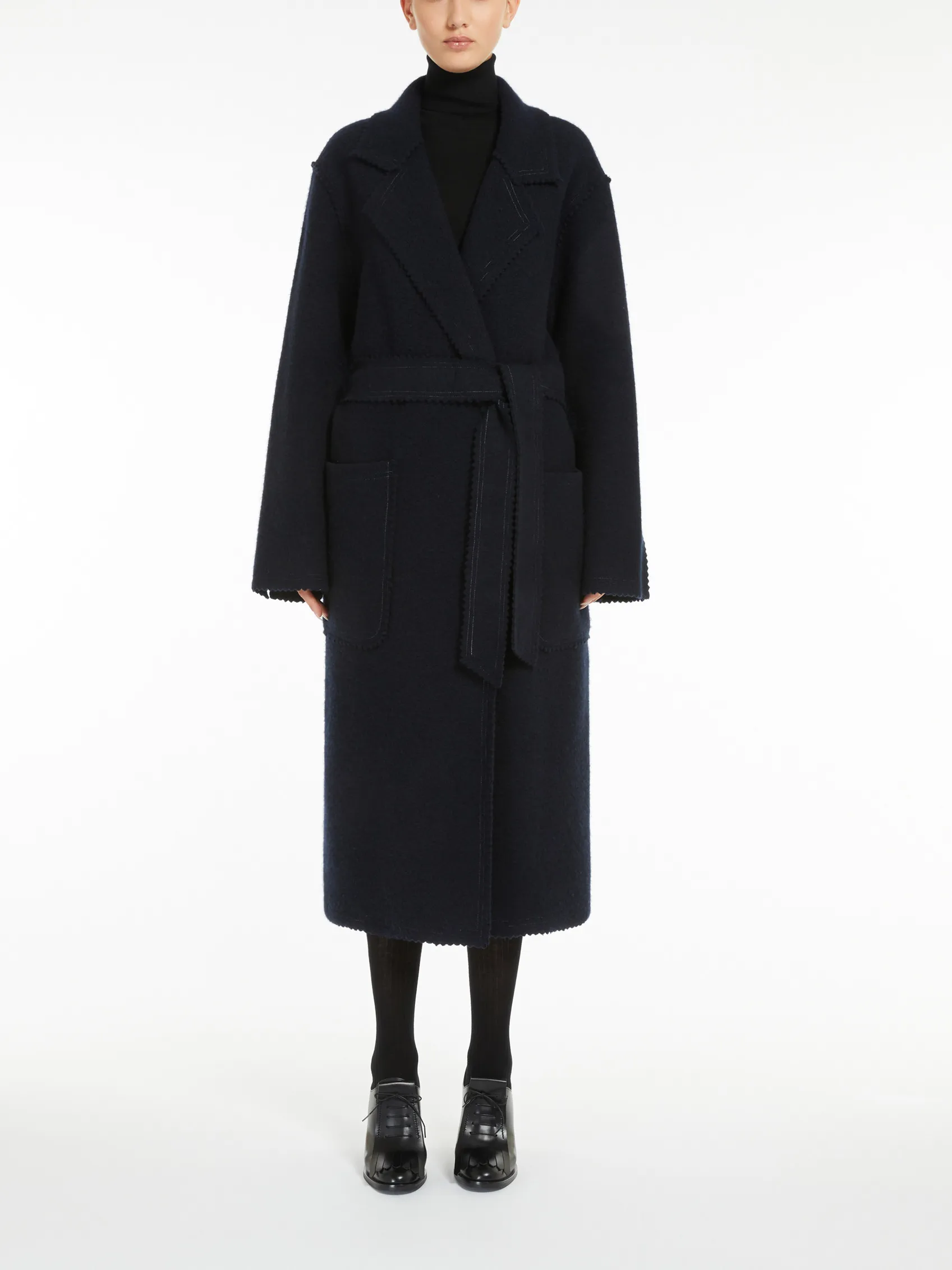 Jene wool and cashmere knit coat