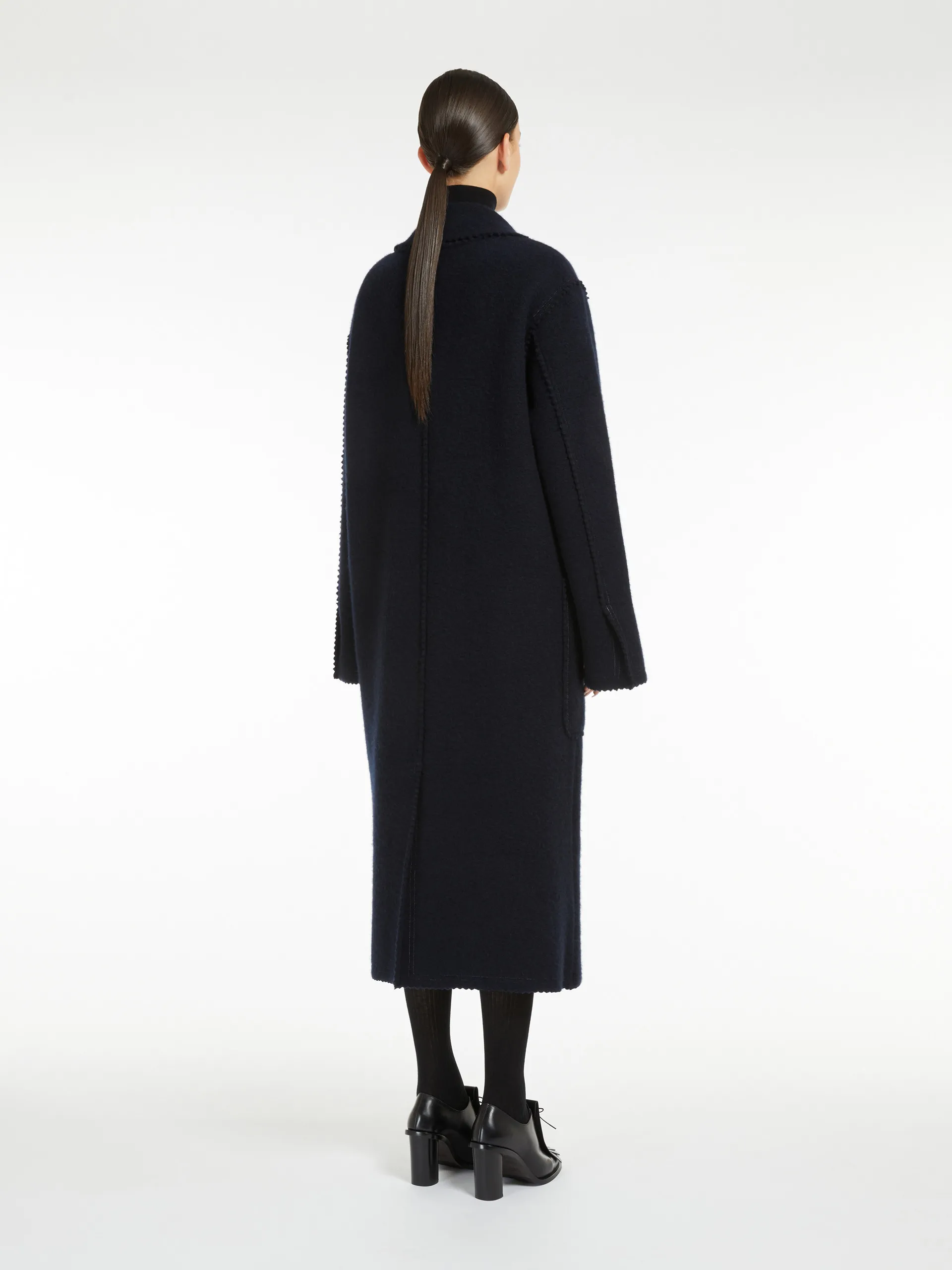 Jene wool and cashmere knit coat