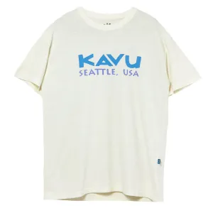 Kavu Spellout T-Shirt Lily White