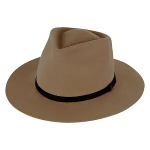 Kooringal Goodwin Unisex Wide Brim Fedora- Driftwood