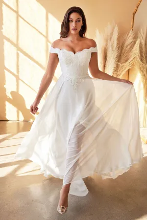 Lace Off-Shoulder Bridal Gown Sale