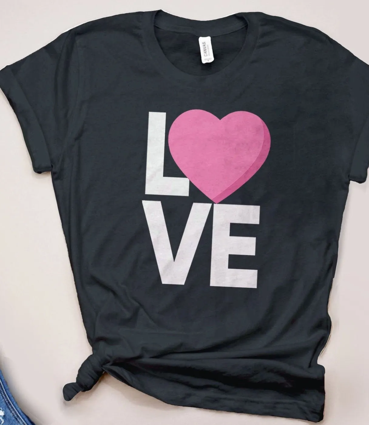 Love Graphic Tee | Womens Valentines Day Shirt