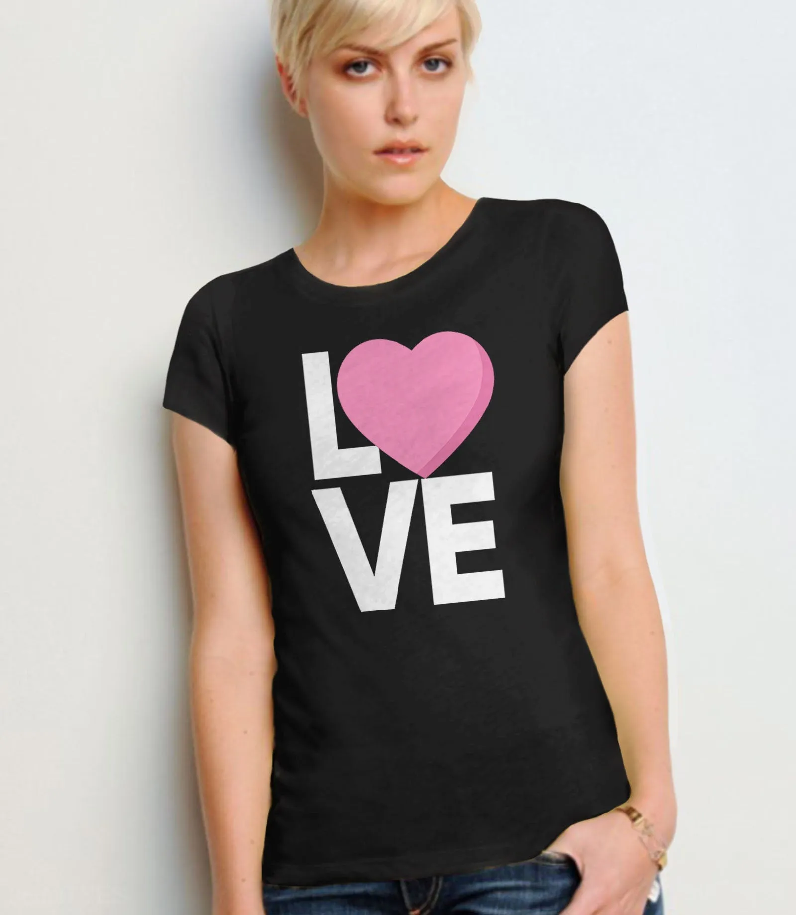 Love Graphic Tee | Womens Valentines Day Shirt