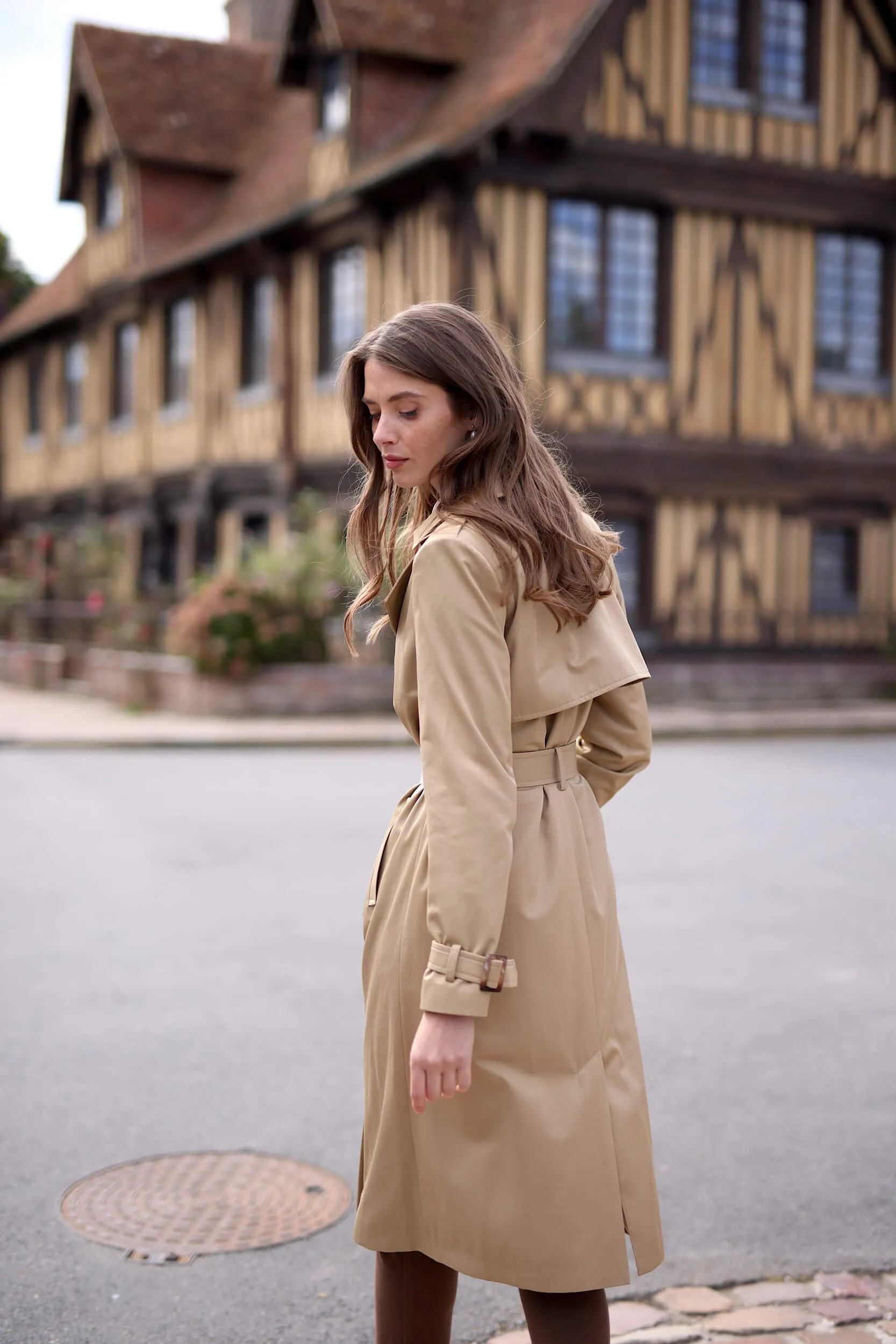 Nicole Cotton Trench Coat