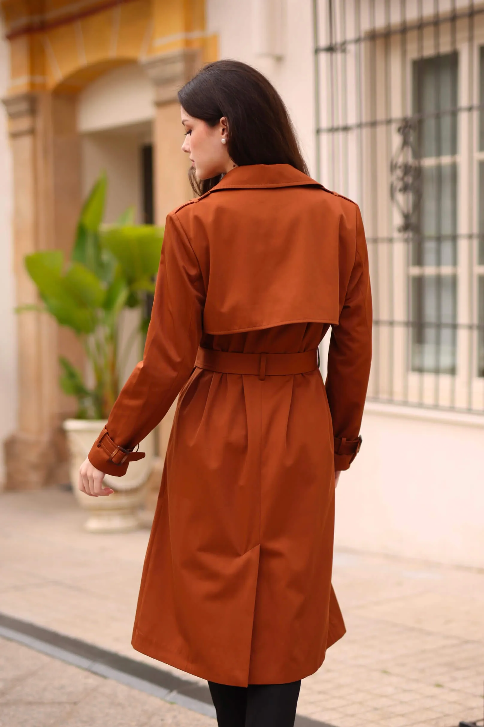 Nicole Cotton Trench Coat