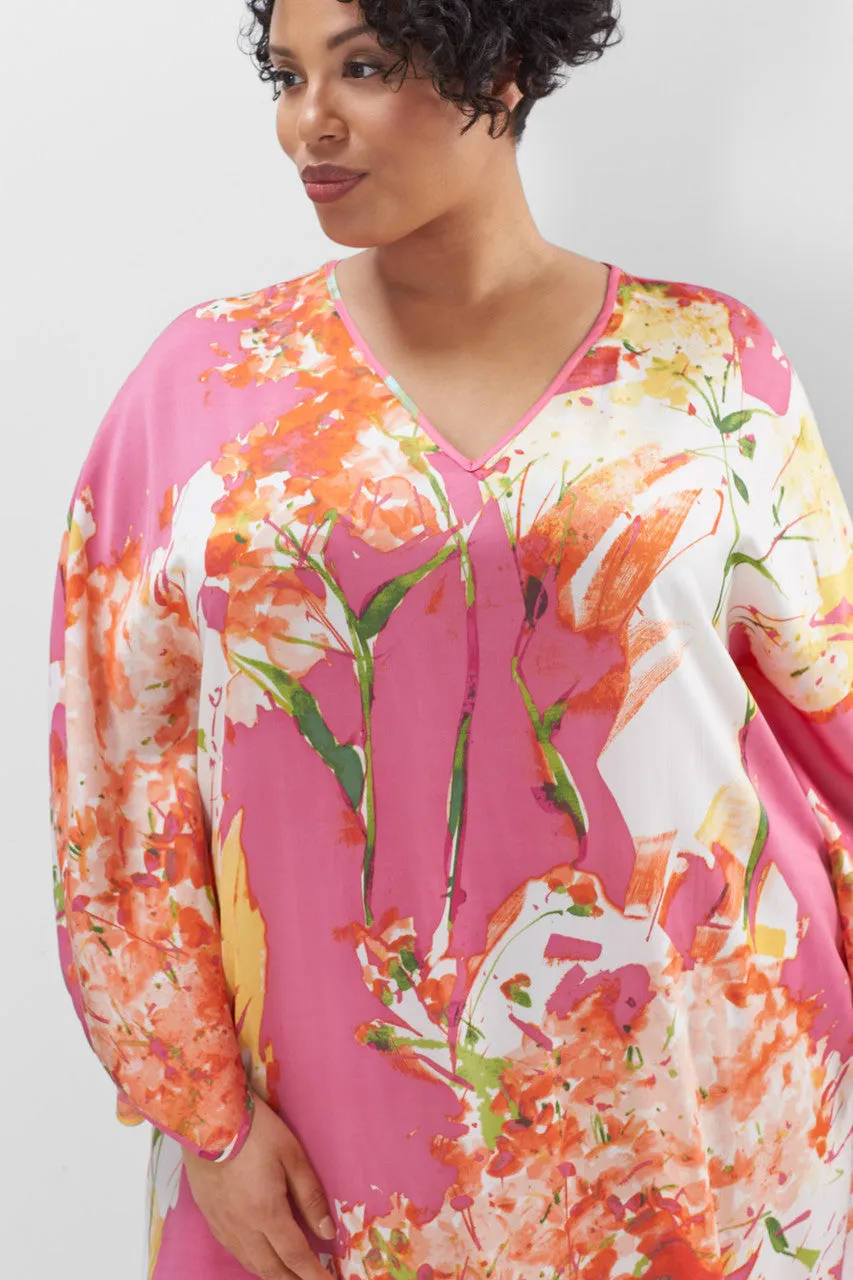 Painted Bouquet Caftan