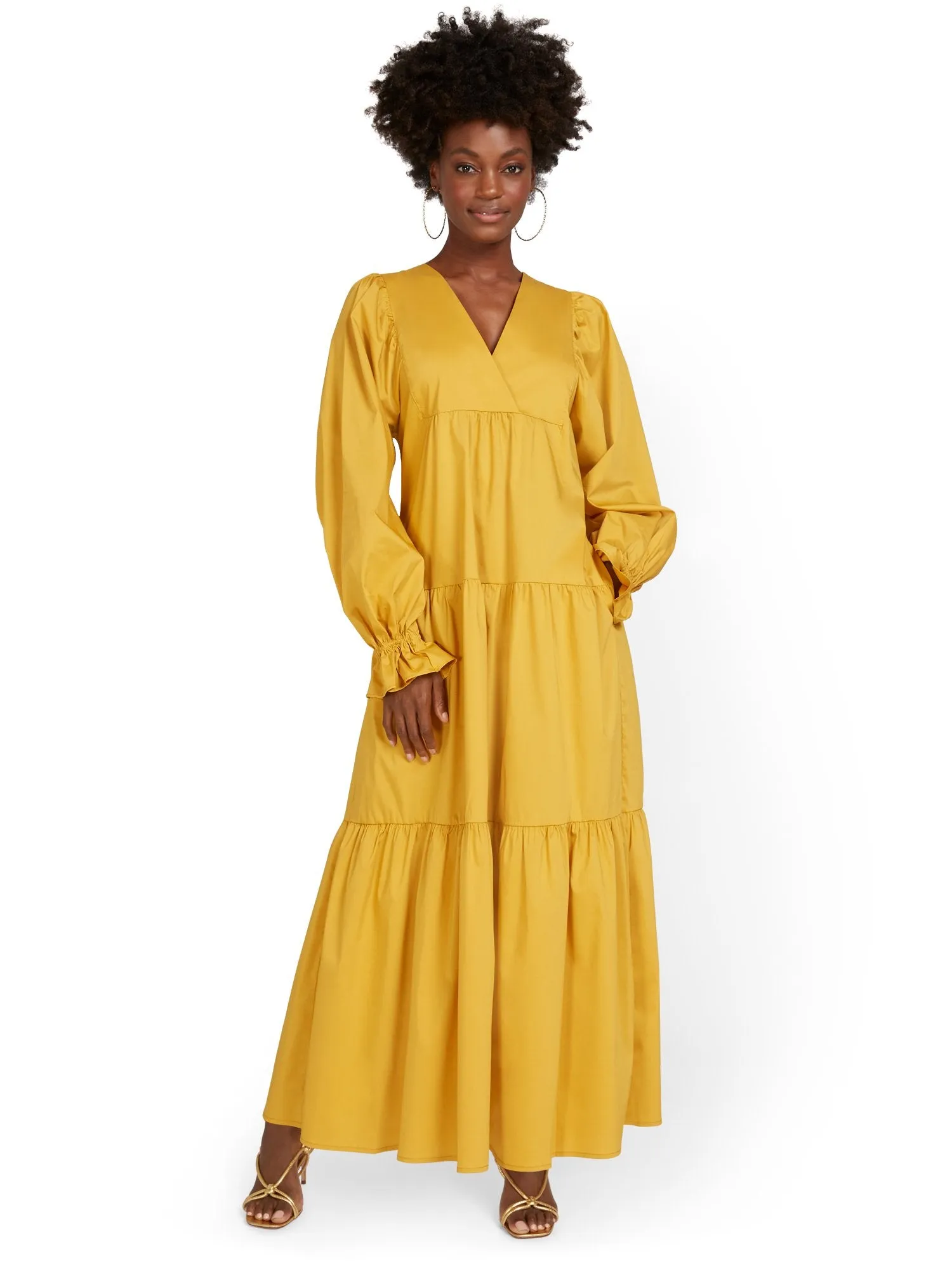 Poplin Maxi Dress